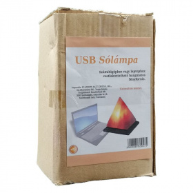 Himalája Sóház USB piramis sólámpa 1db