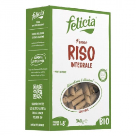 Felicia bio gluténmentes barnarizs száraztészta - penne 250g