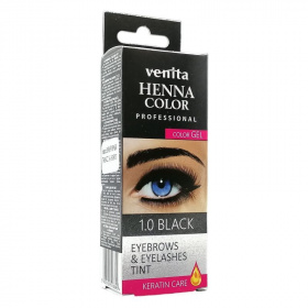 Venita Henna Color gyógynövényes szemöldök festék 1.0 fekete 15g