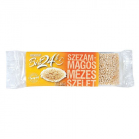 Biopont Bio24 bio mézes szelet - szezámmag 40g