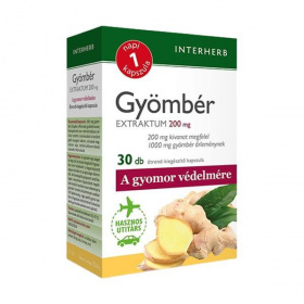 Interherb Napi 1 Gyömbér extraktum 200mg kapszula 30db