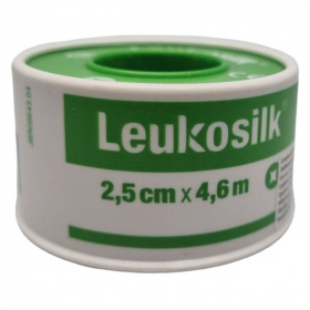 Leukosilk 2,5cm x 4,6m ragtapasz 1db