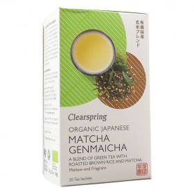 Clearspring bio Japan Matcha Genmaicha tea (20x1,8g) 20db