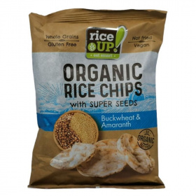 RiceUp! bio rizschips - hajdina-amaránt 25g