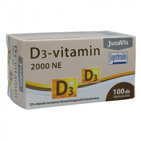 JutaVit D3-vitamin 2000NE 50mcg lágykapszula 100db