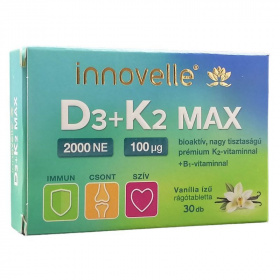 Innovelle D3+K2 Max 2000NE rágótabletta 30db