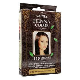 Venita Henna Color hajszínező por nr. 115 - csokoládé barna 25g