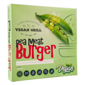 Vegán Grill vegán burger borsófehérje 200g