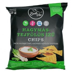 Szafi Free gluténmentes chips (hagymás-tejfölös ízű) 50g