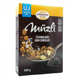 Cerbona müzli (étcsokoládés) 200g