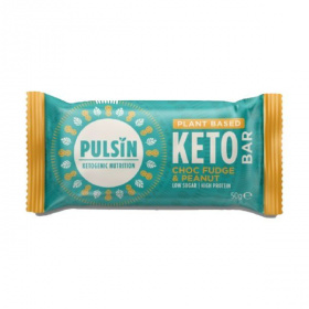 Pulsin Keto fehérjeszelet - ragacsos csoki-mogyoró 50g