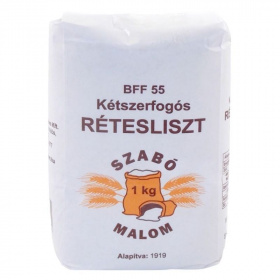 Szabó Malom kétszerfogós BFF-55 rétesliszt 1000g