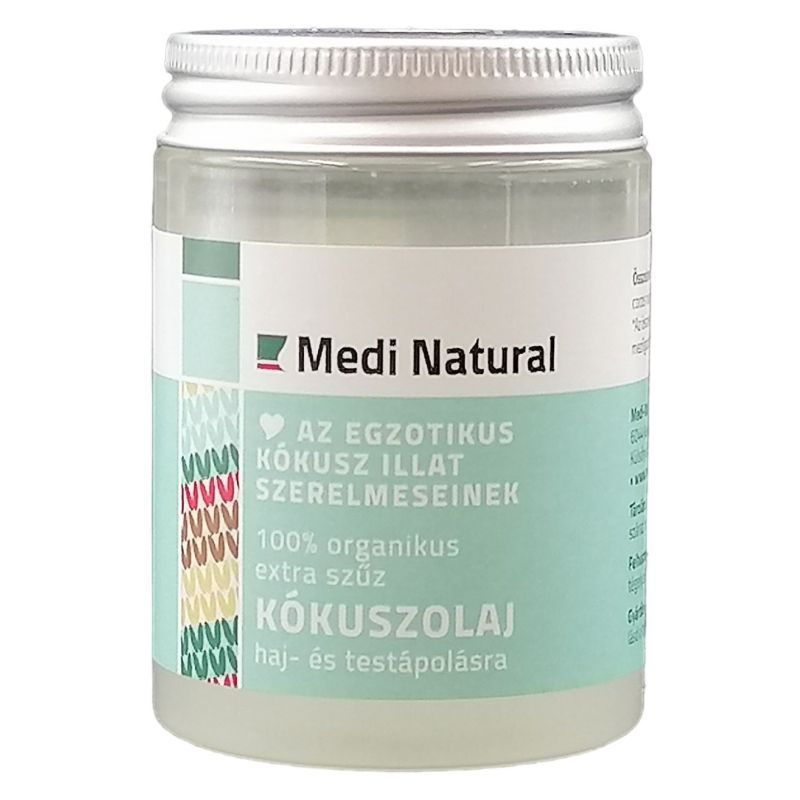 3113 Ft Medinatural Organikus Extra Szűz Kókuszolaj 100ml Herbaposta Webshop 3831