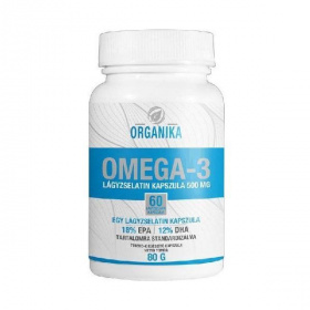 Organika Omega-3 500 mg lágyzselatin kapszula 60db