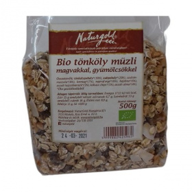 Naturgold bio tönköly müzli magvakkal, gyümölcsökkel 500g