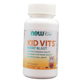 Now Kid Vits Berry Blast multivitamin 120db