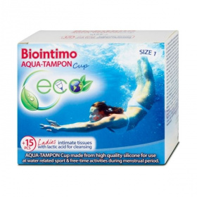 Biointimo Aqua-Tampon Cup menstruációs intimkehely - SIZE 1 1db