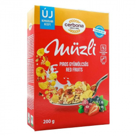 Cerbona müzli (piros gyümölcsös) 200g