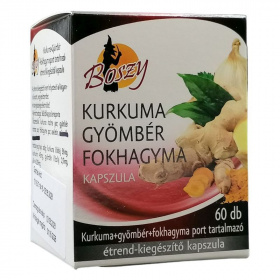 Boszy kurkuma-gyömbér-fokhagyma kapszula 60db