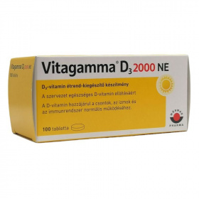 Vitagamma D3 2000 NE tabletta 100db