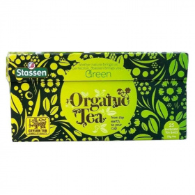 Stassen organikus zöld tea 50x2g 100g